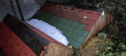 Jégeső volt éjjel Pomázon