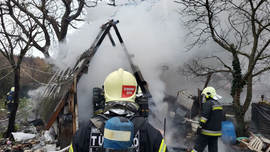 Nyulakat mentettek a tűzoltók