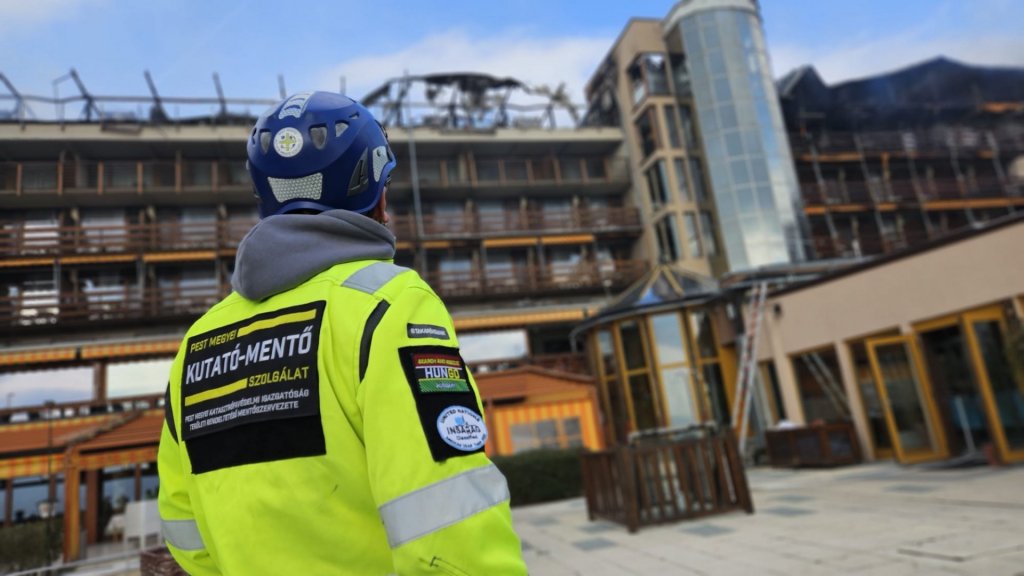 Tűz volt a visegrádi Hotel Silvanusban 