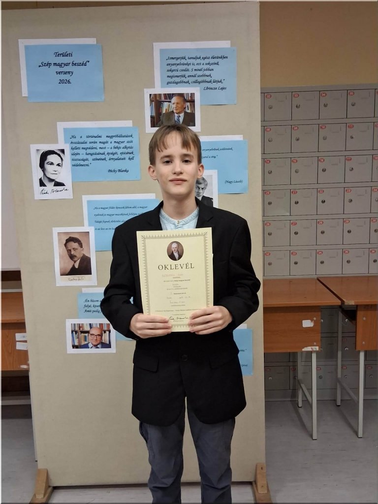 Kazinczy „Szép magyar beszéd” verseny – iskolai és területi forduló