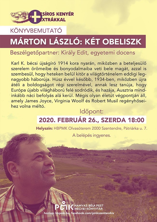 Két obeliszk  könyvbemutató