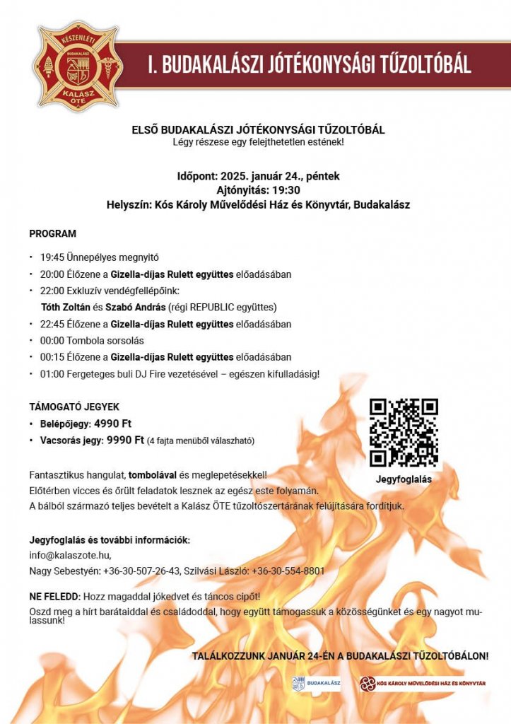 Jótékonysági tűzoltóbál