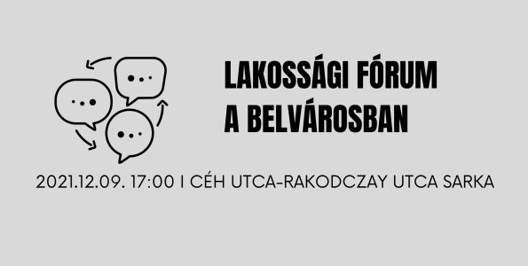 Lakossági fórum a Céh és a Rakodczay utcák védett övezetté nyivánításáról