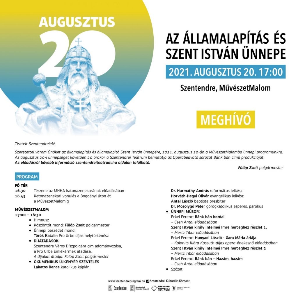 Az államalapítás és Szent István ünnepe