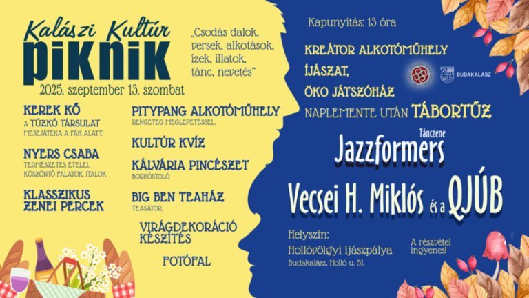 Szeptember 13-án jön a Kalászi Kultúrpiknik