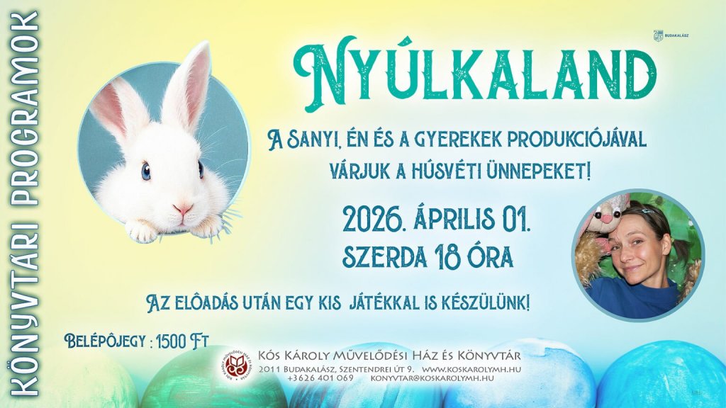Interaktív húsvéti kaland a budakalászi könyvtárban – ahol a gyerekek írják a történetet