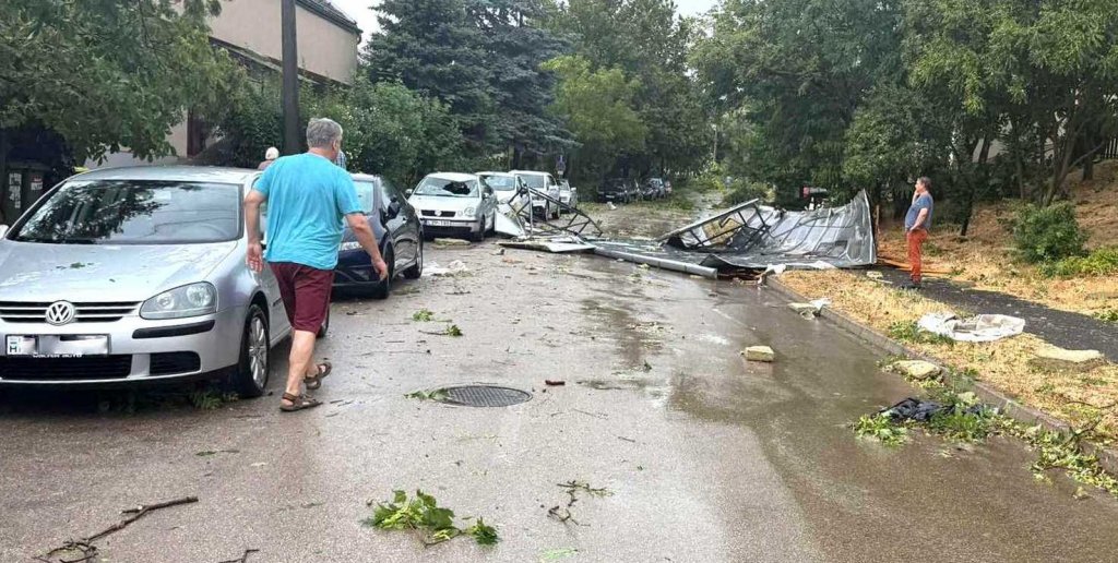 Július 8-án is folytatódott a viharos időjárás