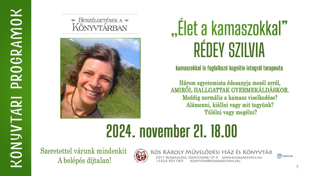 Kamaszkorról a könyvtárban 