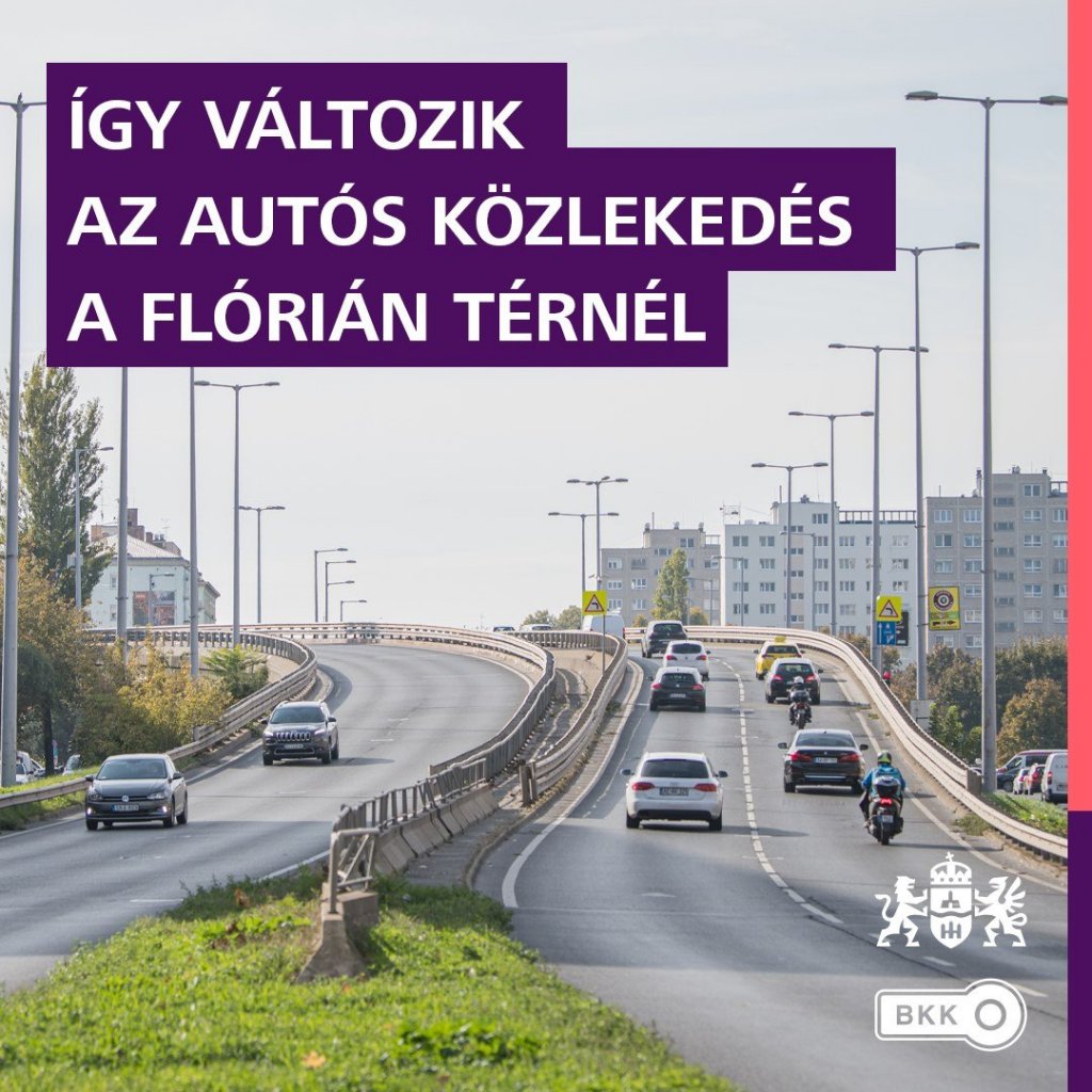 Hosszú időre hozzá kell szoknunk a Flórián téri felüljáró felújítása miatti forgalomkorlátozáshoz