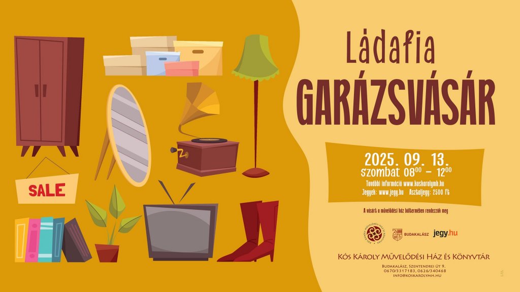 Szeptemberben is várja az érdeklődőket a Ládafia garázsvásár Budakalászon
