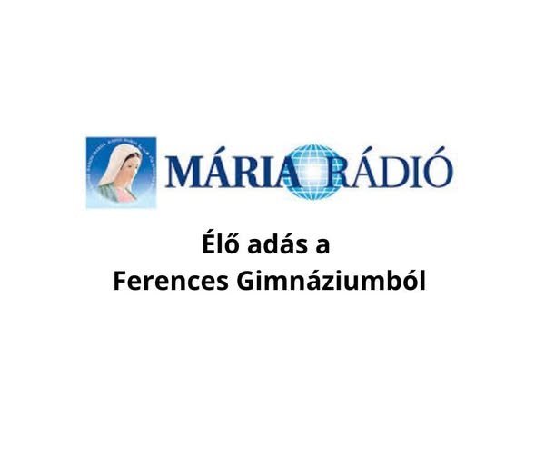 Ferences diákok a mikrofon mögött – sikeres szereplés a Mária Rádió Napindító műsorában