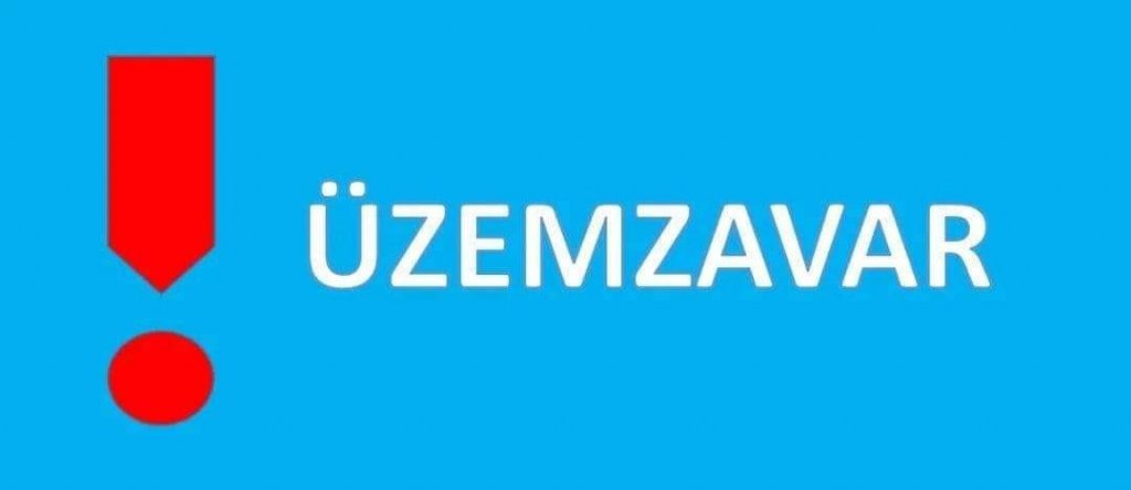 Ivóvíz-szolgáltatás szünetelése