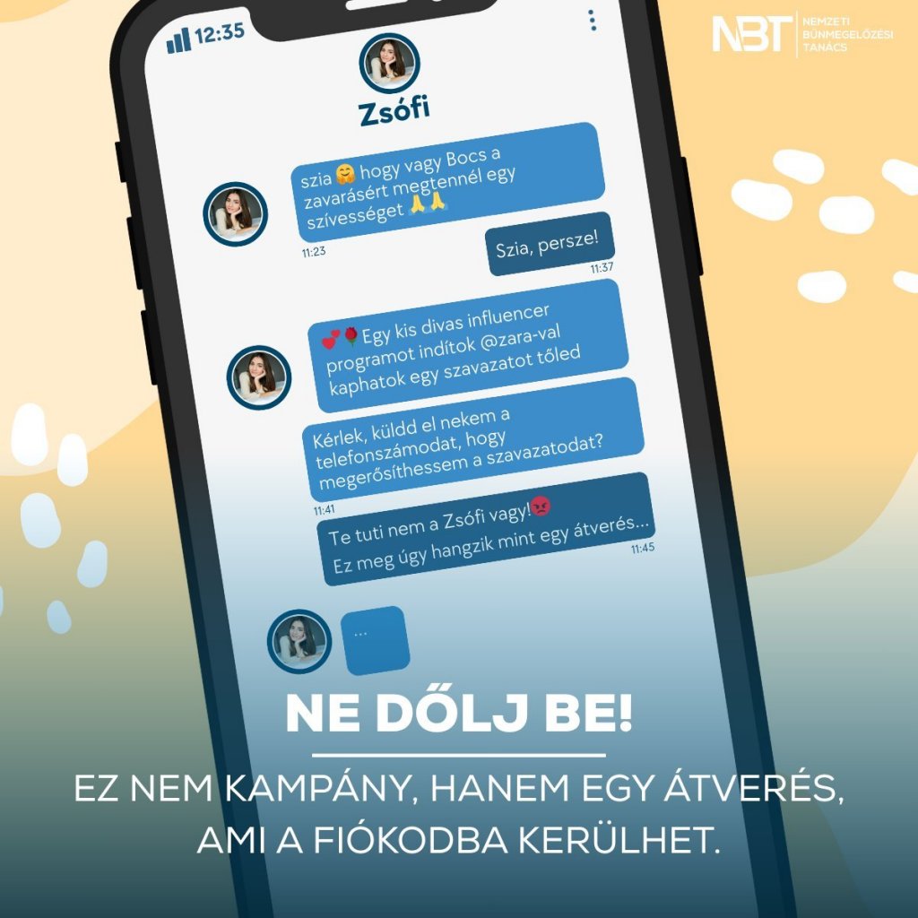  Figyelem – Messengeres csalás!