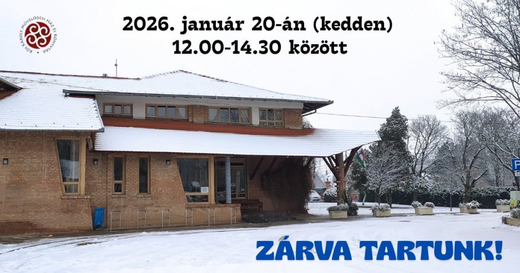 A Faluház tájékoztatása