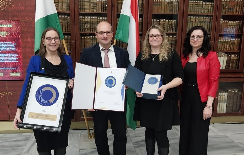 Könyvtári Minőség Díjat nyert a PMK!