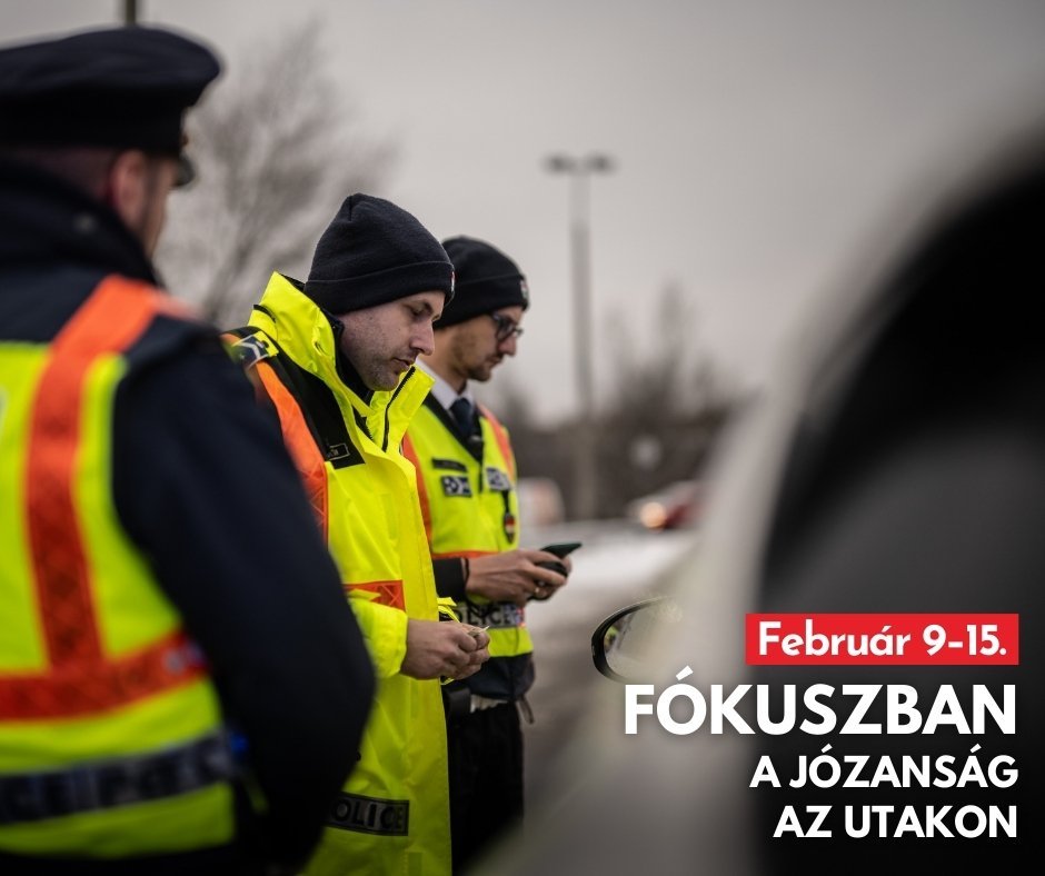 Fokozott közúti ellenőrzések az ország egész területén