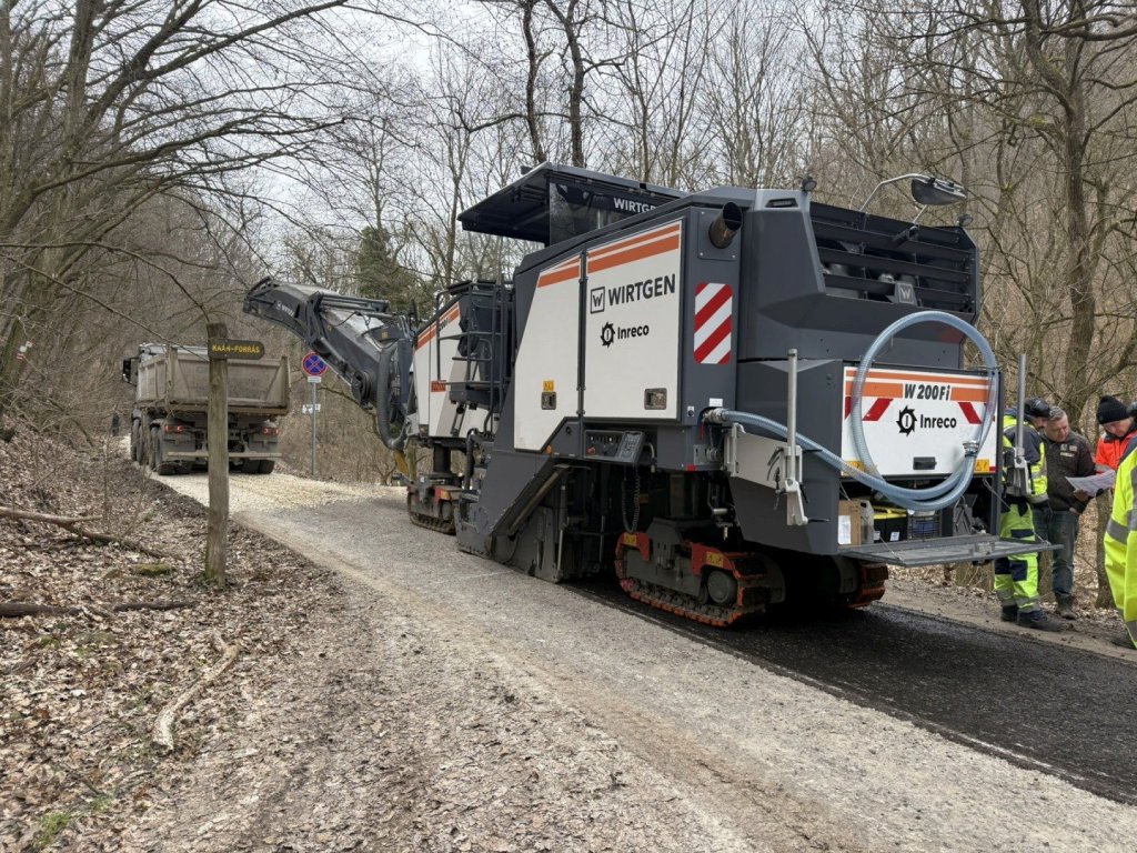 Megkezdődik a Visegrád–Pap-rét közötti erdei út felújítása