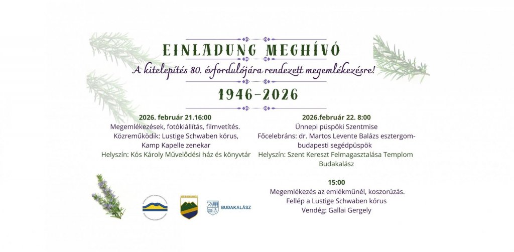 80 éve történt a kitelepítés – megemlékezést tartanak Budakalászon