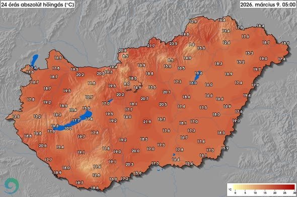 Jelentős napi hőingás jellemzi a tavaszi időjárást