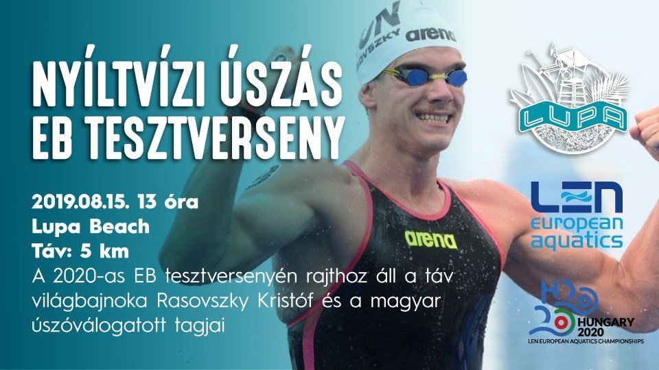 Rasovszky és Olasz nyerte a nyíltvízi úszó Eb tesztversenyét