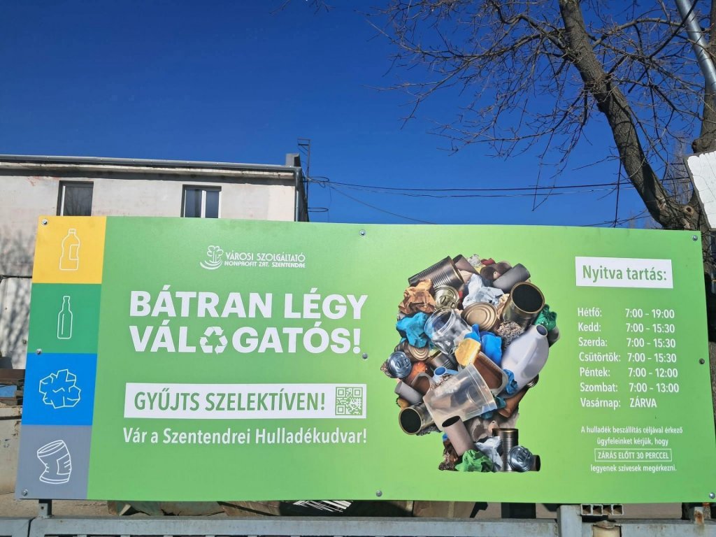 Változik a Hulladékudvar nyitvatartása május elején