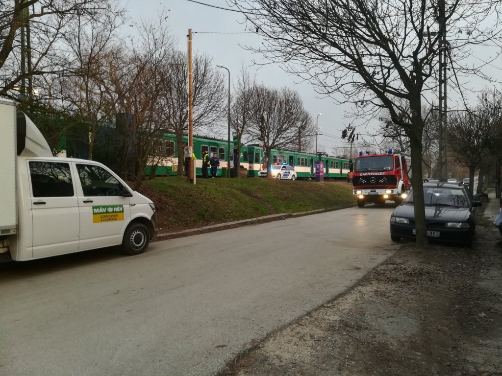 Elgázolt egy embert a H5-ös HÉV Pannóniatelepen