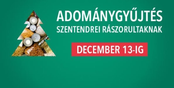 Elindult a 2025-ös adománygyűjtés a szentendrei rászorulókért