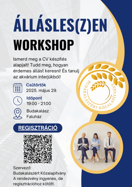 Álláskeresőknek tartanak műhelymunkát ma este 