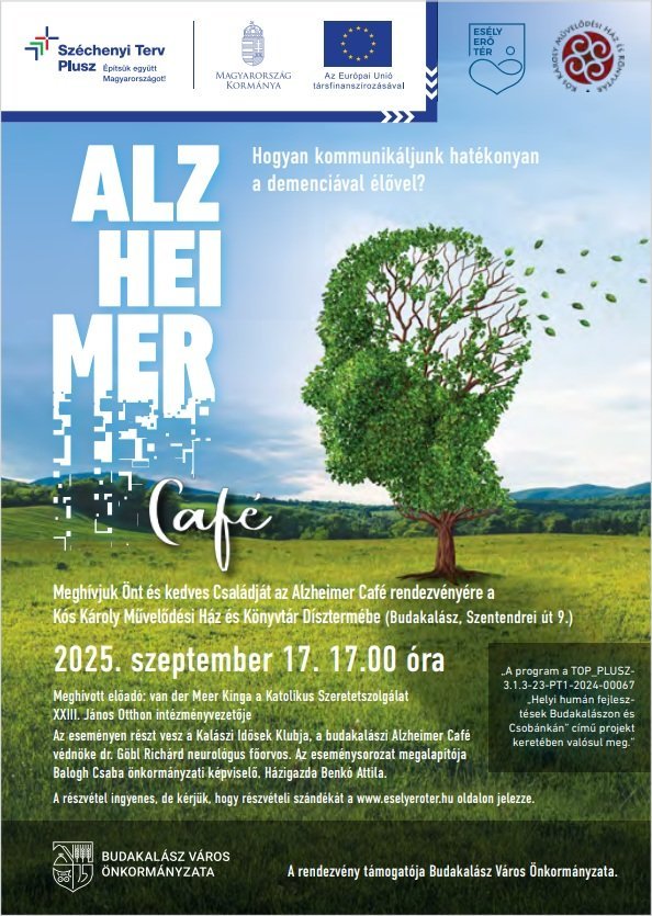 Szeptember 17-én ismét Alzheimer Café