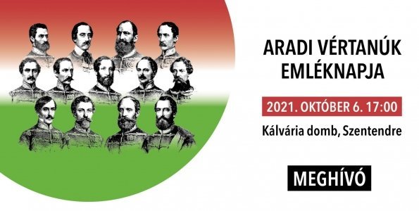 Aradi vértanúk emléknapja - városi ünnepség a Kálvária dombon