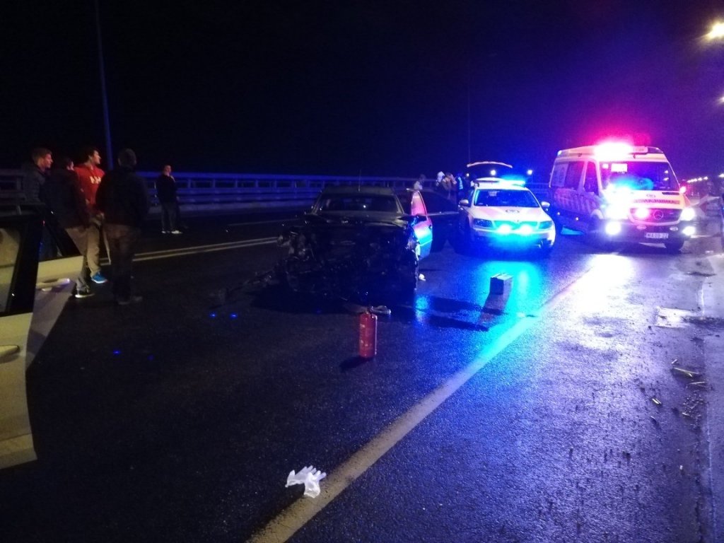 Baleset a 11-es úton 