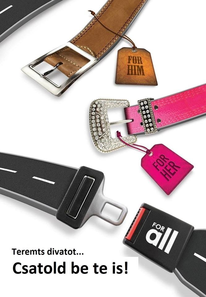 Felhívás a passzív biztonsági eszközök használatára