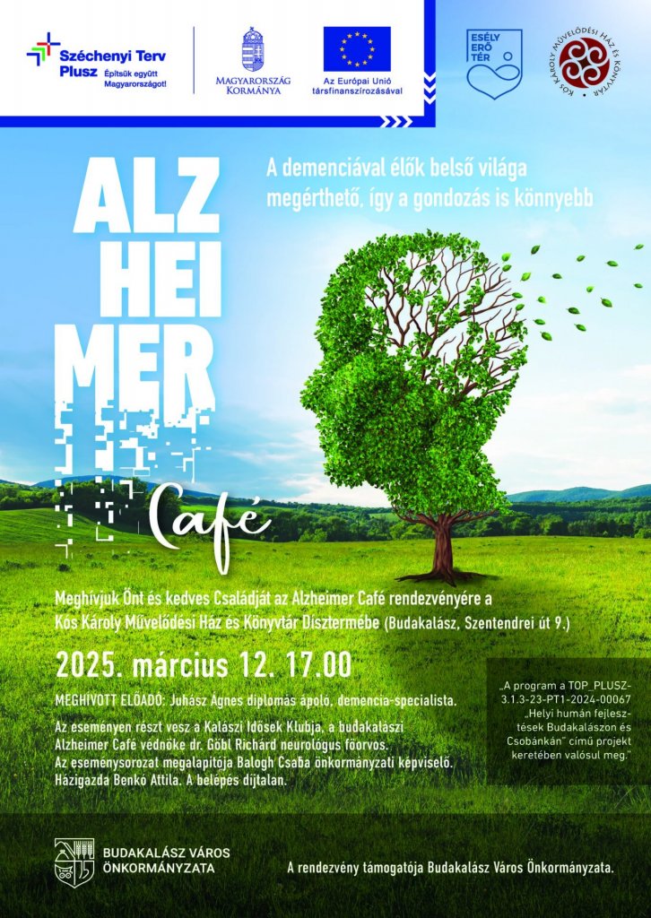 Juhász Ágnes demencia-specialista lesz az Alheimer Caffe vendége 