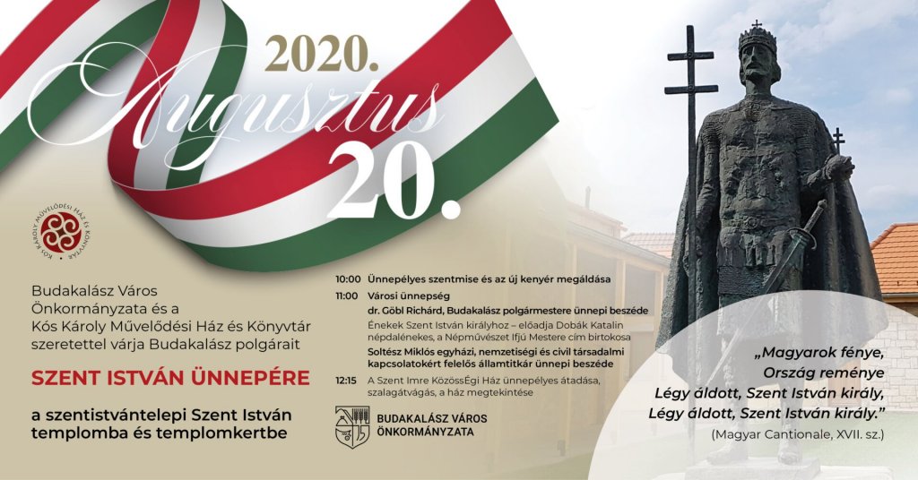 Városi ünnepség augusztus 20-án