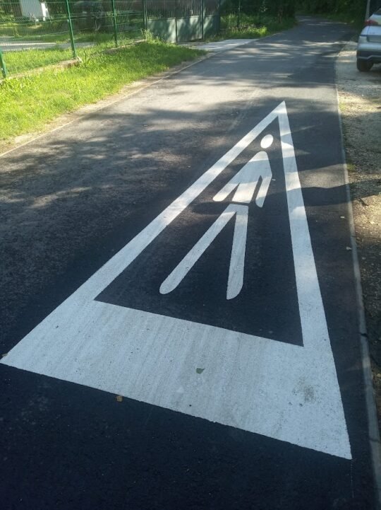 Elkészült az Eurovelo 6 kerékpárút útburkolati festése