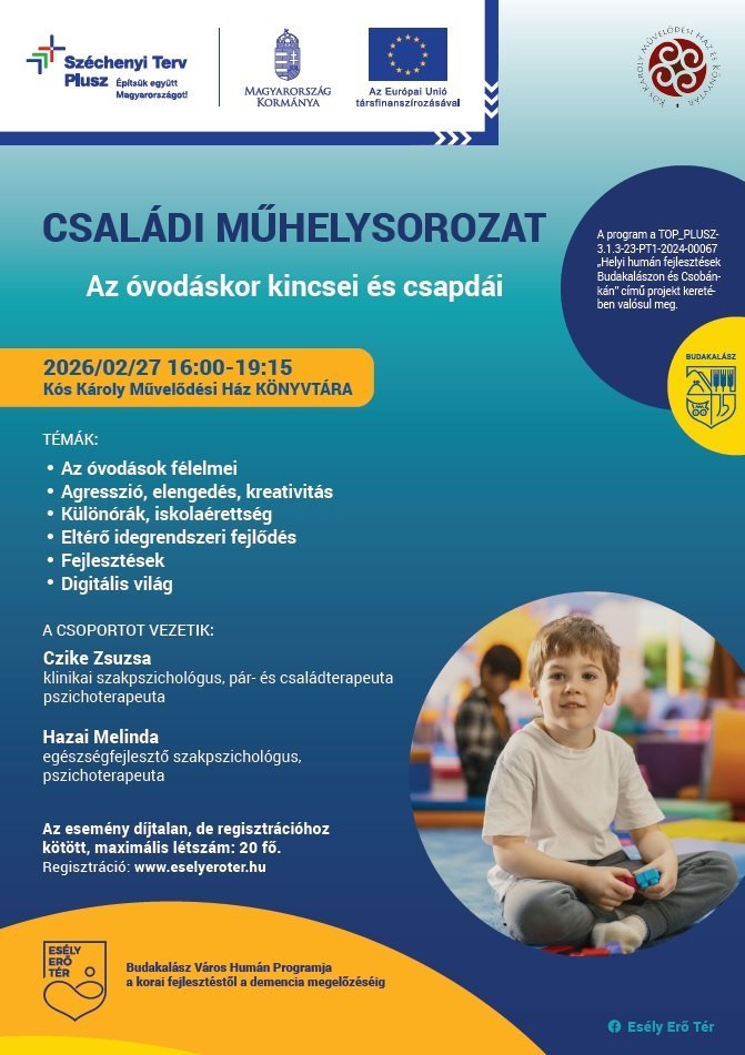 Február 27: Az óvodáskor kincsei és csapdái 