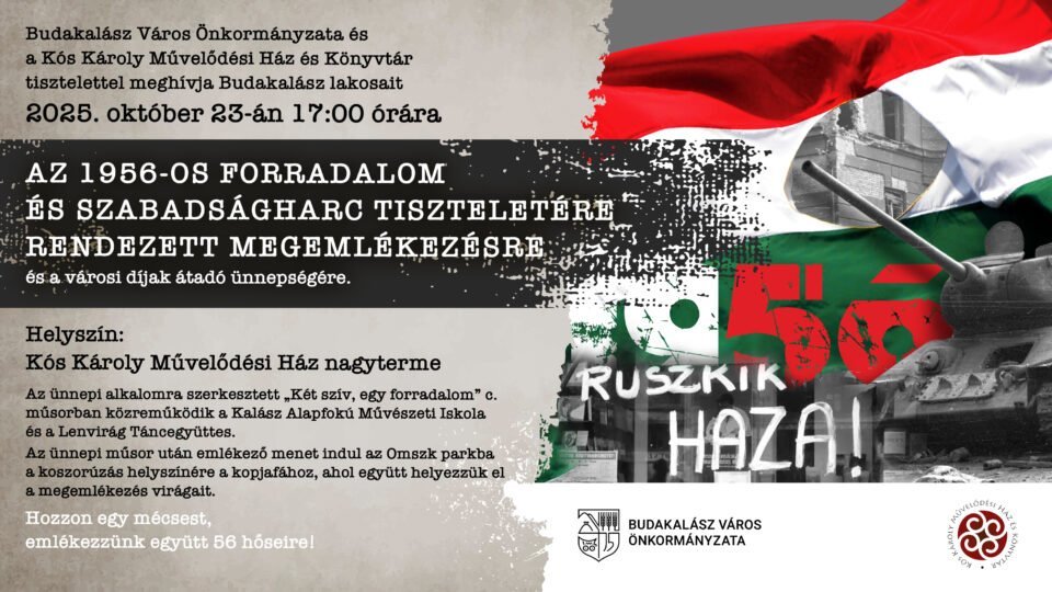 Közös emlékezés Budakalászon – 1956 hőseinek tiszteletére
