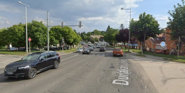 BURKOLATJAVÍTÁSI MUNKÁK A DUNAKANYAR KÖRÚT – SZENT ISTVÁN UTCAI CSOMÓPONTNÁL, A LEÁNYFALU VEZETŐ OLDALON