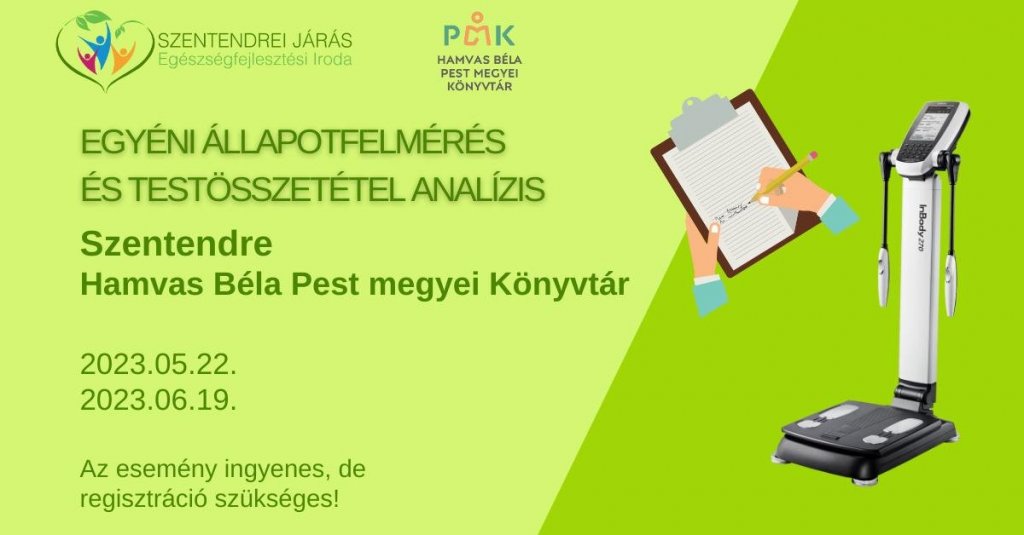 Egyéni állapotfelmérés és testösszetétel analízis