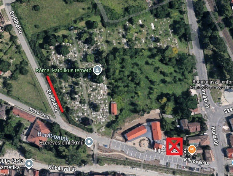 Időszakos parkolólezárás az Egészségháznál