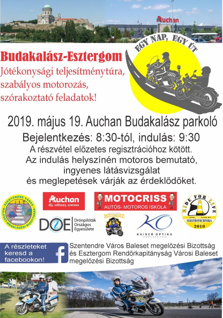 Egy nap egy út! - Budakalászról indul az akció!