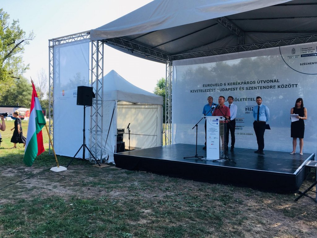 Eurovelo 6 - Kezdődik a Szentendre és a Budapest közötti szakasz építése