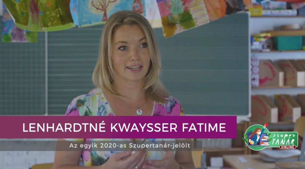 Lenhardtné Kwaysser Fatime budakalászi tanítónő nyerte az Év Szupertanára díjat