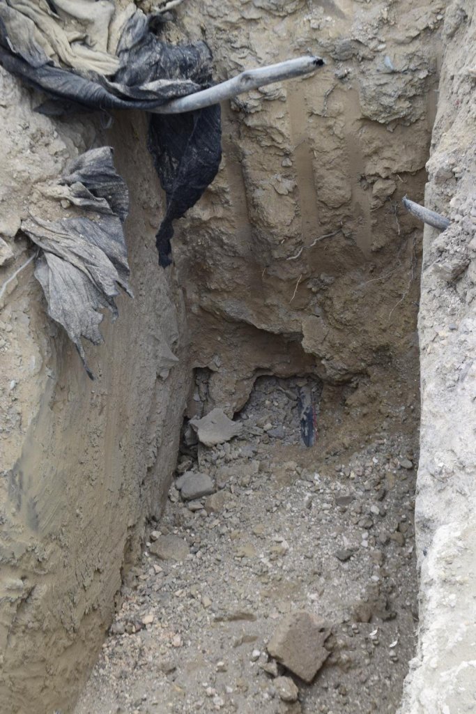 Elszakított egy gázvezetéket a munkagép