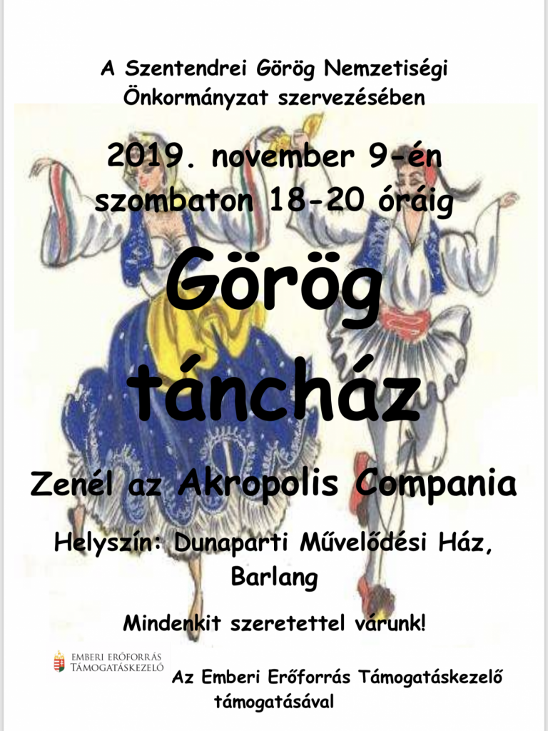 Görög táncház november 9-én