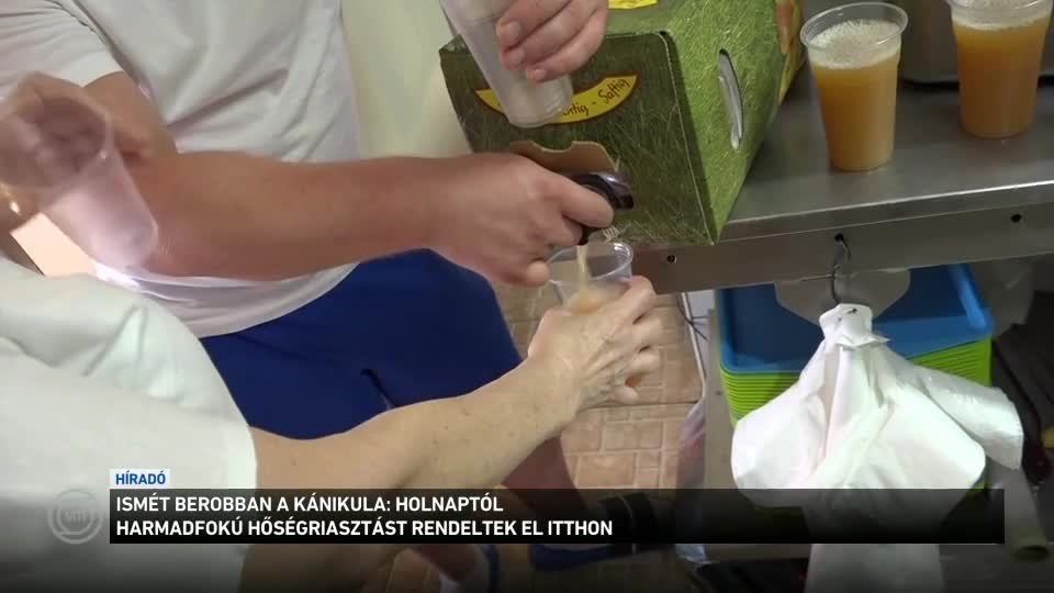 Harmadfokú hőségriasztás csütörtöktől vasárnapig
