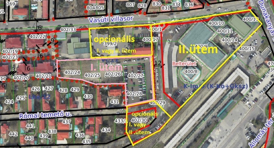 Megjelent a pályázat a HÉV állomás és környékén lévő ingatlanokra