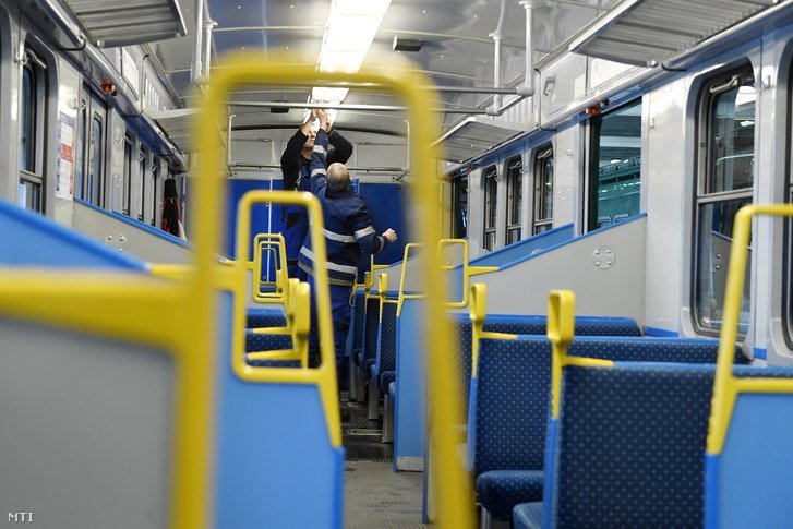 Kék-sárga színt kap a felújított HÉV