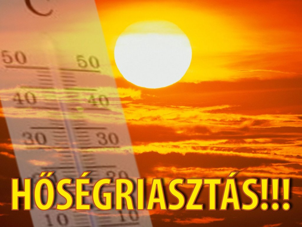 Harmadfokú hőségriasztás lépett életbe