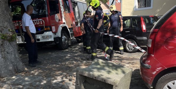 Balesetben megrongálódott a Rab Ráby tér kútja